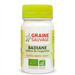 Badiane bio 60 gélules Graine Sauvage complément alimentaire naturel certification AB