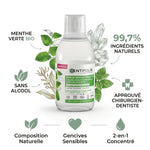 Bain de bouche concentré 2-en-1 Bio Centifolia 250ml avec ingrédients naturels