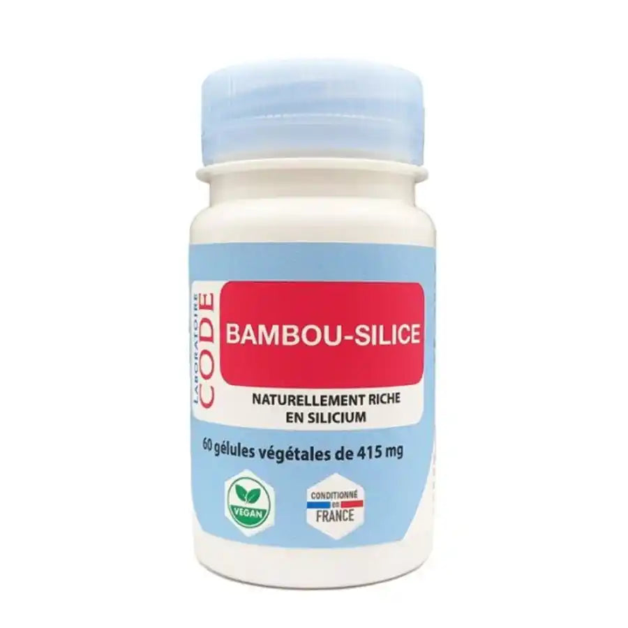 Boîte de 60 gélules végétales de Bambou-Silice _ Laboratoire Code