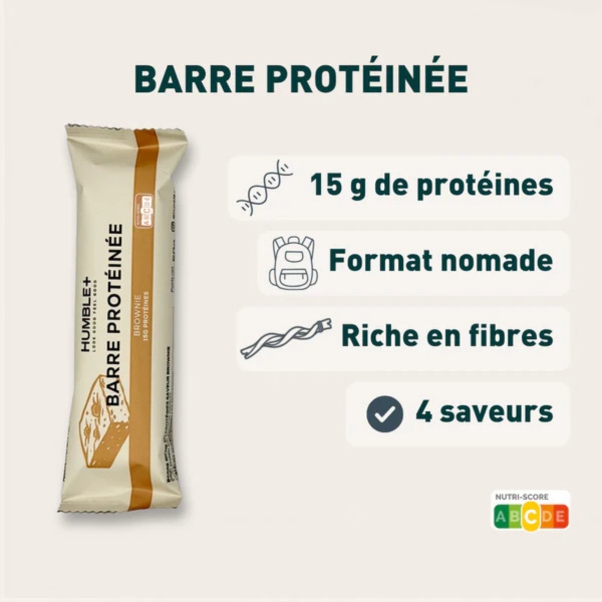 Les avantages des barres protéinées Humble +.