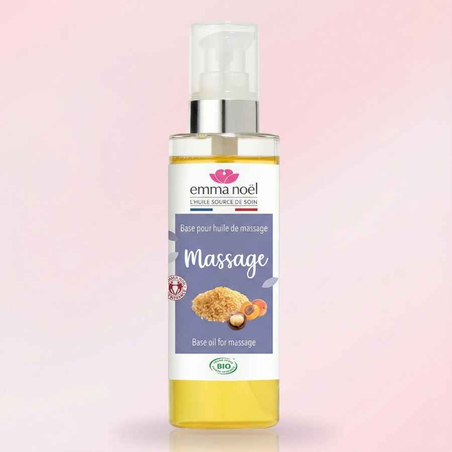 Base pour huile de massage de la marque emma noël
