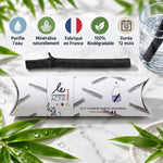 Bâton de charbon actif de bambou emballé Le Charbon Actif Français purifie l'eau naturellement