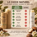 Baume à lèvres beurre de karité bio Comme Avant comparaison produit naturel certifié vegan