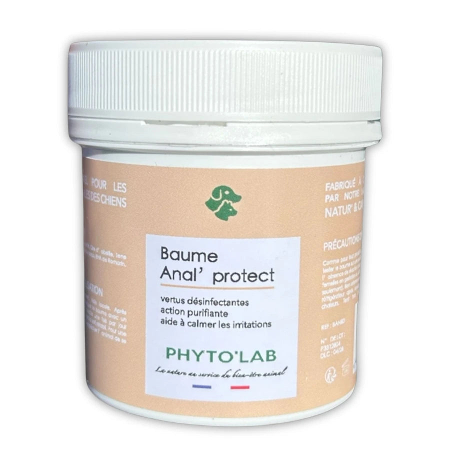 Un pot de 50 g de baume Anal'protect de la marque Phyto'lab