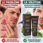 Baume après-rasage bio Florame 75ml - Comparaison avant/après irritation et apaisement cutané
