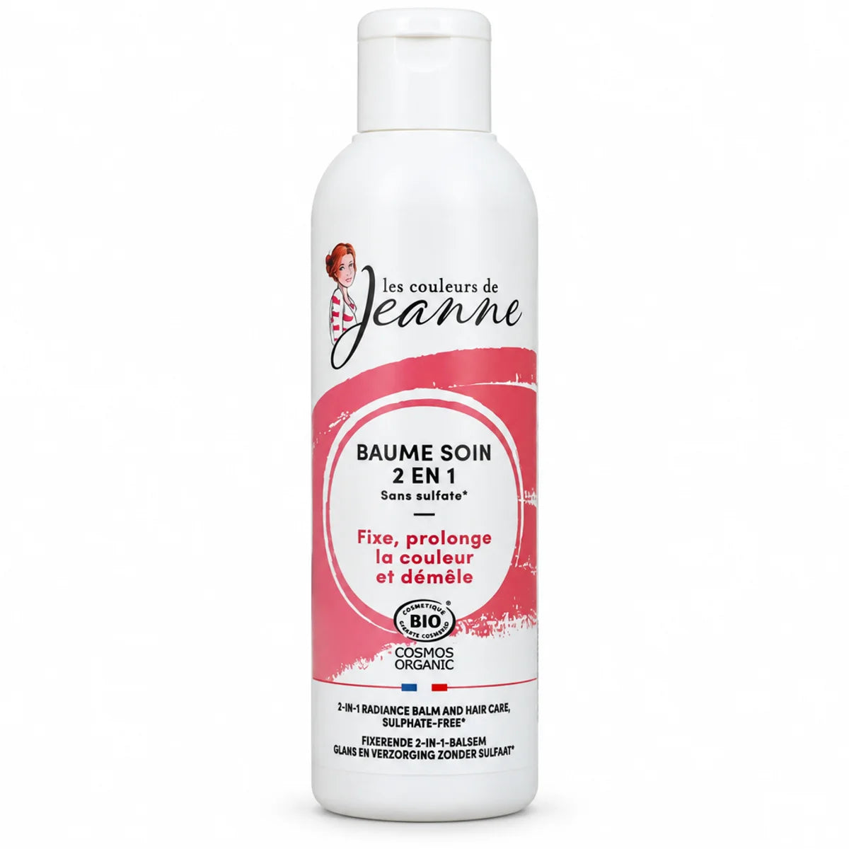 Baume cheveux 2en1 Les Couleurs de Jeanne - Fixateur couleur et hydratant