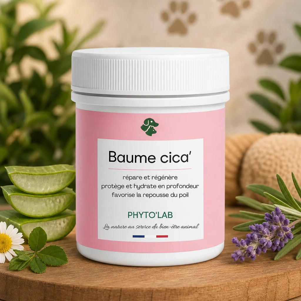 Baume Cica' Phyto'Lab 80g soin naturel pour plaies chien et chat