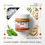 Baume d'Asie Rouge 30ml avec ingrédients naturels : camphre, huiles essentielles, karité et menthe