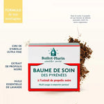 Ingrédients du baume de soin des pyrénées de la marque Ballot Flurin