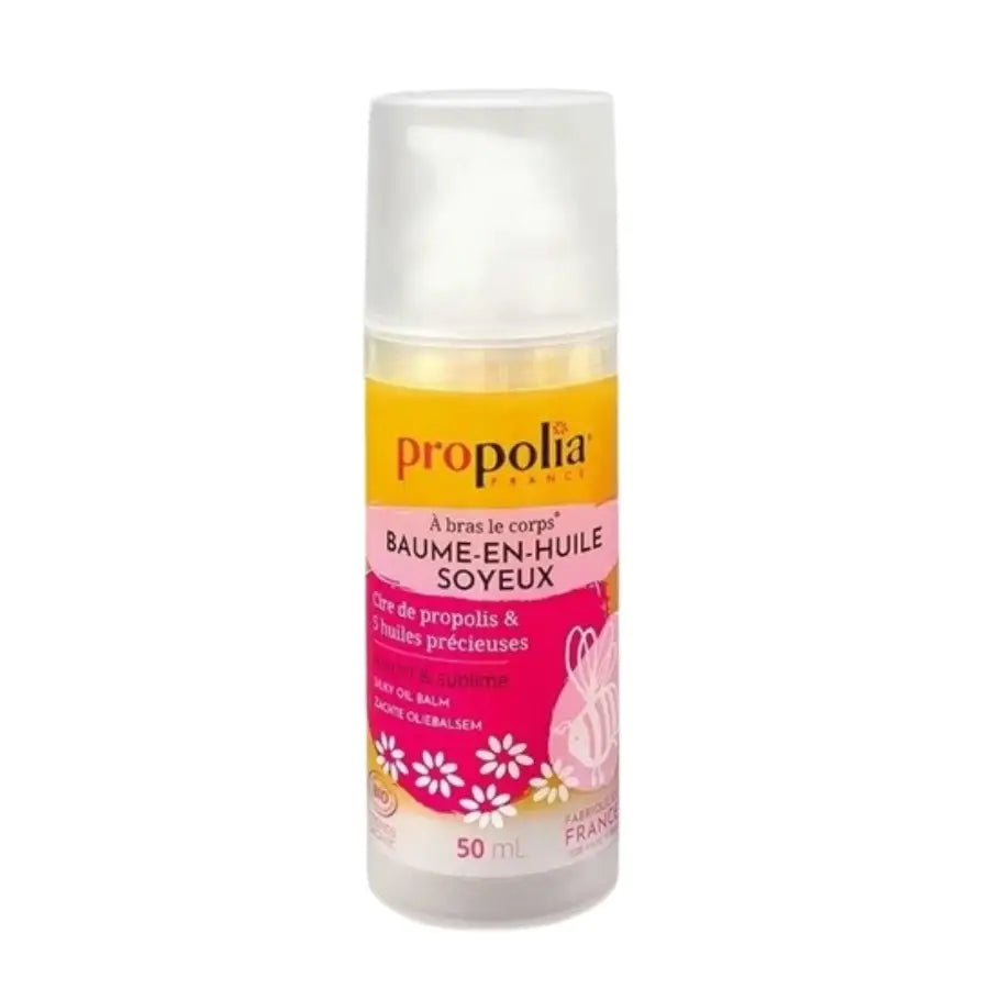 Baume en huile soyeux pour le corps de 50ml de la marque Propolia