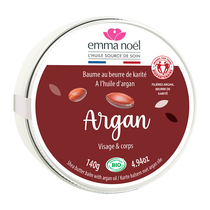 Baume karité argan bio 140 g Emma Noël