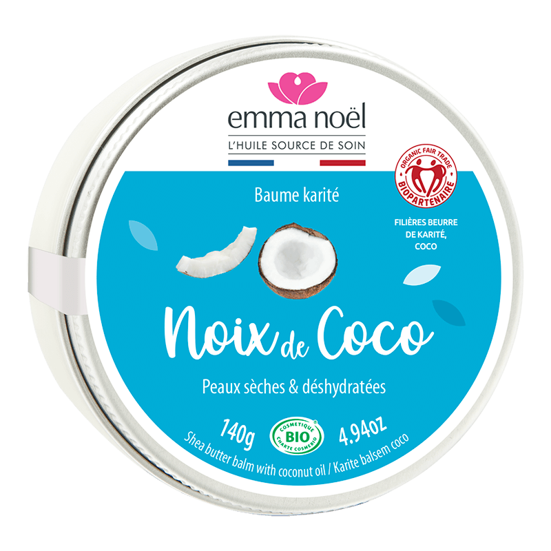 Baume karité coco bio - 140 g de Emma Noël