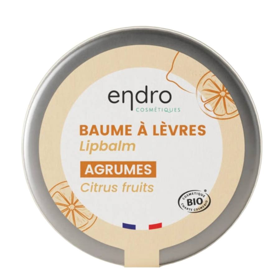 Un Baume à lèvres bio agrumes Endro