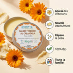 Baume multi-usages calendula Antheya 75g avec bénéfices bio : apaise, nourrit, répare pour toute la famille