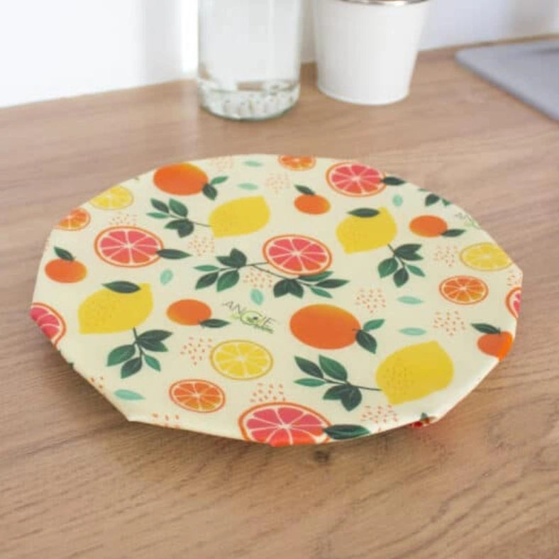 Zoom produit de la taille L de l'emballage à la cire d'abeille bee wrap de la marque Angie Be Green 