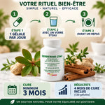 Berbérine 350 mg VitalOsmose avec guide posologie : 1 gélule par jour avant repas pour gestion glycémie et poids