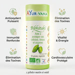 Bibhitaki bio 60 gélules Ayurvana - Complément antioxydant immunité en flacon vert