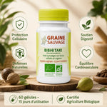 Bibhitaki bio 60 gélules Graine Sauvage avec bénéfices : protection cellulaire, soutien digestif et défenses naturelles