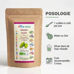 Bibhitaki bio poudre 150g Ayur-Vana avec posologie et mode d'emploi en français