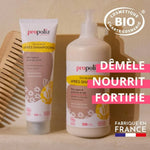 Les bienfaits de l'après-shampoing Miel, Argan et Protéines de Blé de 150ml de la marque Propolia