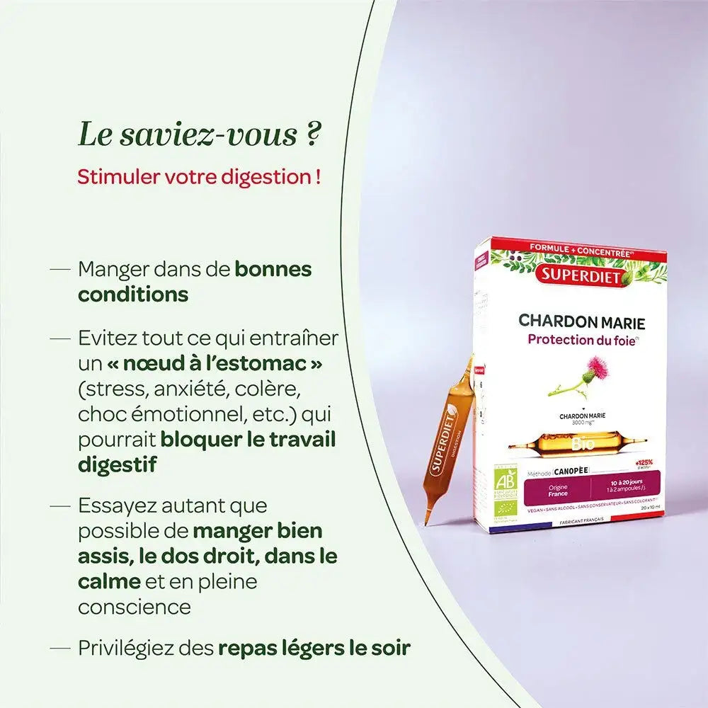 Les bienfaits du Chardon Marie sur la digestion