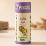 Un pilulier de 60 gélules de Bilva bio d'Ayurvana