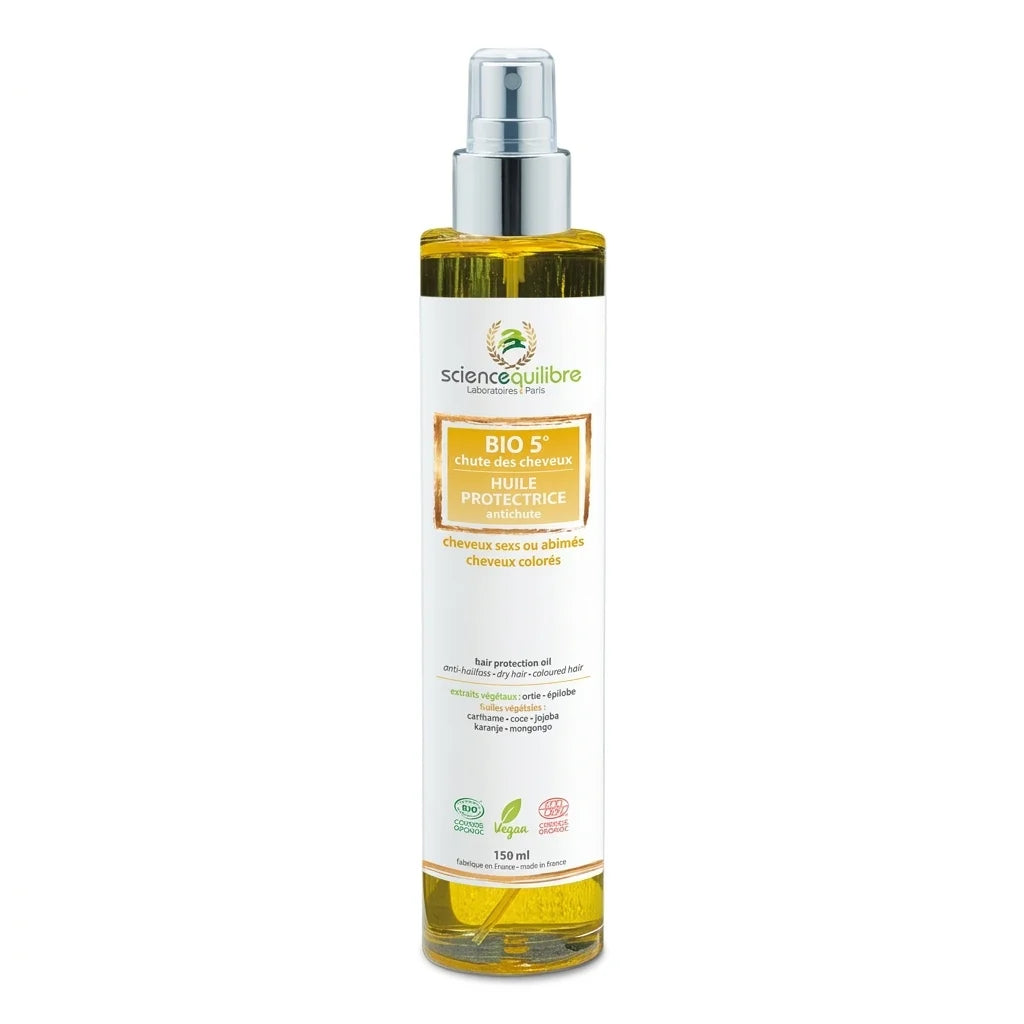 BIO 5 Huile Protectrice Anti-Chute 150ml en flacon vaporisateur - Science et Equilibre