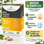 BIO FLEXX Mobilité 60 comprimés avec mode d'emploi et dosage 2700 mg de plantes