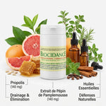 Biocidance 60 gélules Jade Recherche avec ingrédients naturels propolis et extrait pépins pamplemousse