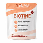 Sachet BIOTIFORM Inolab complexe cheveux biotine levure bière zinc sélénium 49g