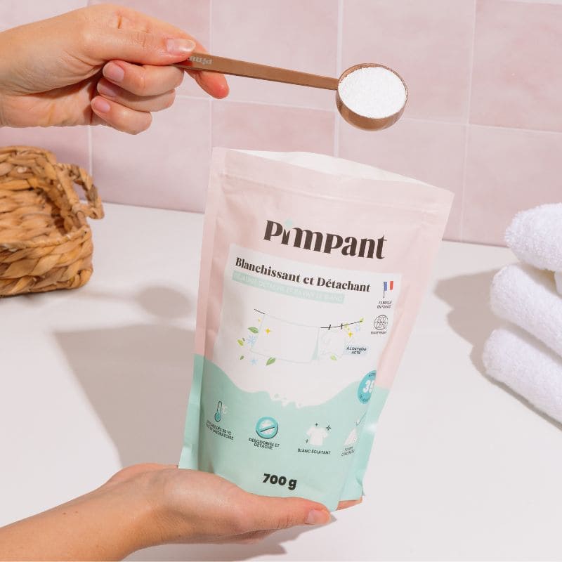 Pimpant 700g Blanchissant et Détachant avec cuillère doseuse
