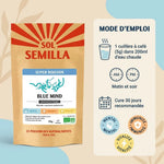 Bleu Comme Toi boisson instantanée bio Sol Semilla 50g avec guide posologie et bénéfices santé