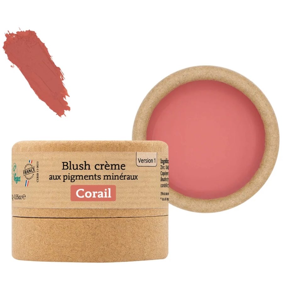 Un blush crème corail aux pigments minéraux