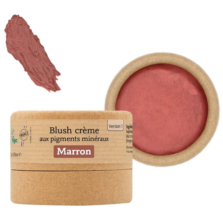 Un blush crème marron aux pigments minéraux