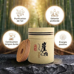 Bobines encens spirale Thuya 24 pièces avec emballage, bénéfices purification relaxation et combustion longue durée
