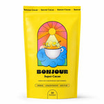 Un sachet de 30 portions de Bonjour Drink, Super Café aux champignons adaptogènes, saveur Cacao