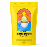 Un sachet de 30 portions de bonjour drink, café aux champignons adaptogènes, saveur super café