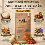 BOOST Café aux champignons adaptogènes French Mush avec Lion's Mane, Cordyceps, Guarana et Chicorée