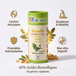 Boswellia serrata 65% 60 gélules Ayur-Vana - Confort articulaire et souplesse avec bénéfices antioxydants