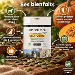 Bouchées Alt'Vers Bio Biovetol grand chien contre vers intestinaux avec graines de courge