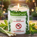 Bougie anti‑moustique naturelle – Mousticare 160 g