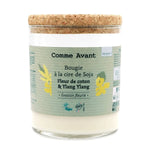 Une Bougie à la cire de soja parfum Fleur de coton & Ylang Ylang de 190 g de Comme Avant