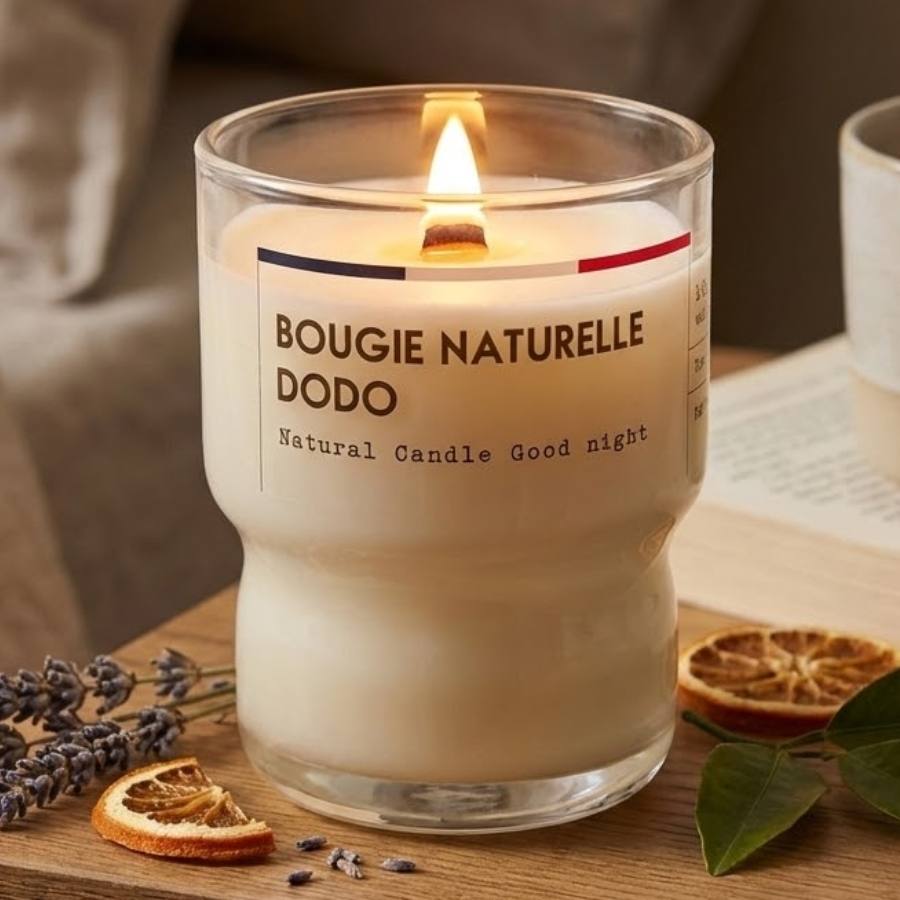 Une Bougie Naturelle "Dodo" de 110g de Jolis Baume