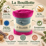 Bouillotte tour de cou rose coton bio blé écologique - 8 coloris disponibles Eco-conseils