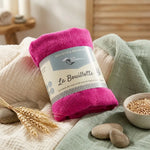 Bouillotte micro-onde tour de cou rose fuchsia 8 coloris écologique bien-être relaxation