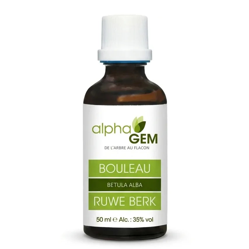 Bouleau Bio 50ml - Flacon compte-gouttes Alphagem extrait naturel bouleau blanc