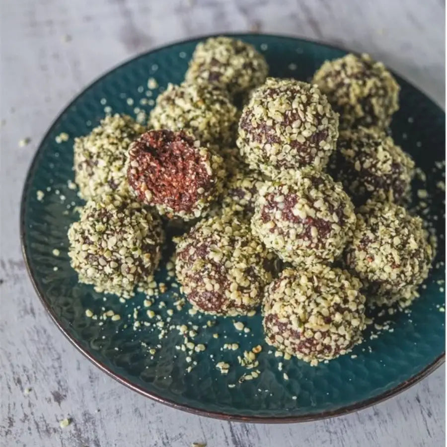 Graines de chanvre Iswari sous forme de energy balls