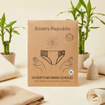 Boxer menstruel Ginger Sisters Republic XL absorption super, emballage beige minimaliste