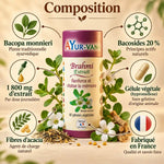 Gélules Brahmi Bacopa monnieri AyurVana 60 gélules : composition, extrait 20 % bacosides, fabriqué en France