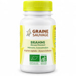 Brahmi Bio vegan Graine Sauvage en gélules - Complément alimentaire certifié AB